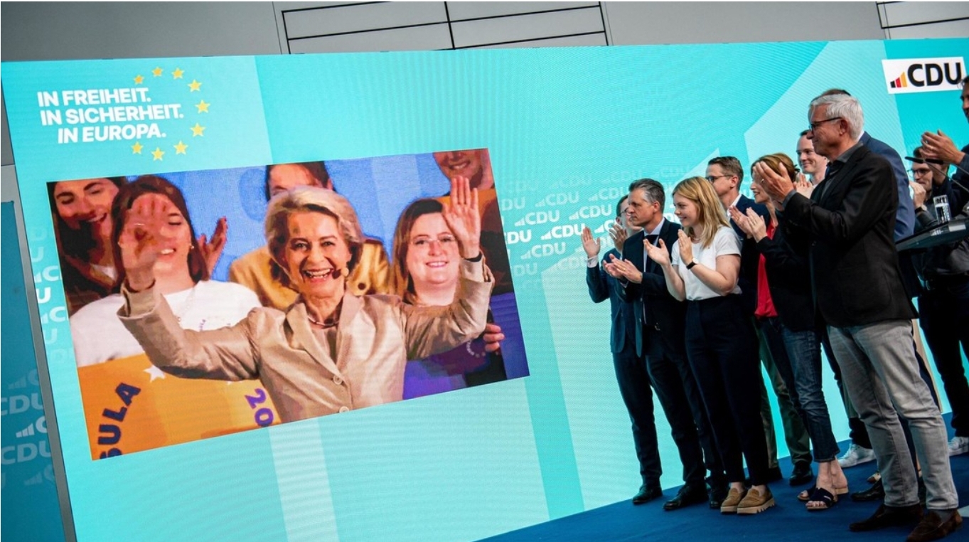 Primeros resultados: el partido de Von der Leyen gana las elecciones al Europarlamento