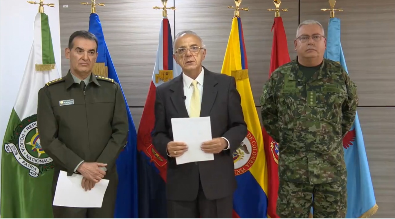 Gobierno de Colombia reitera la suspensión del cese al fuego con el EMC