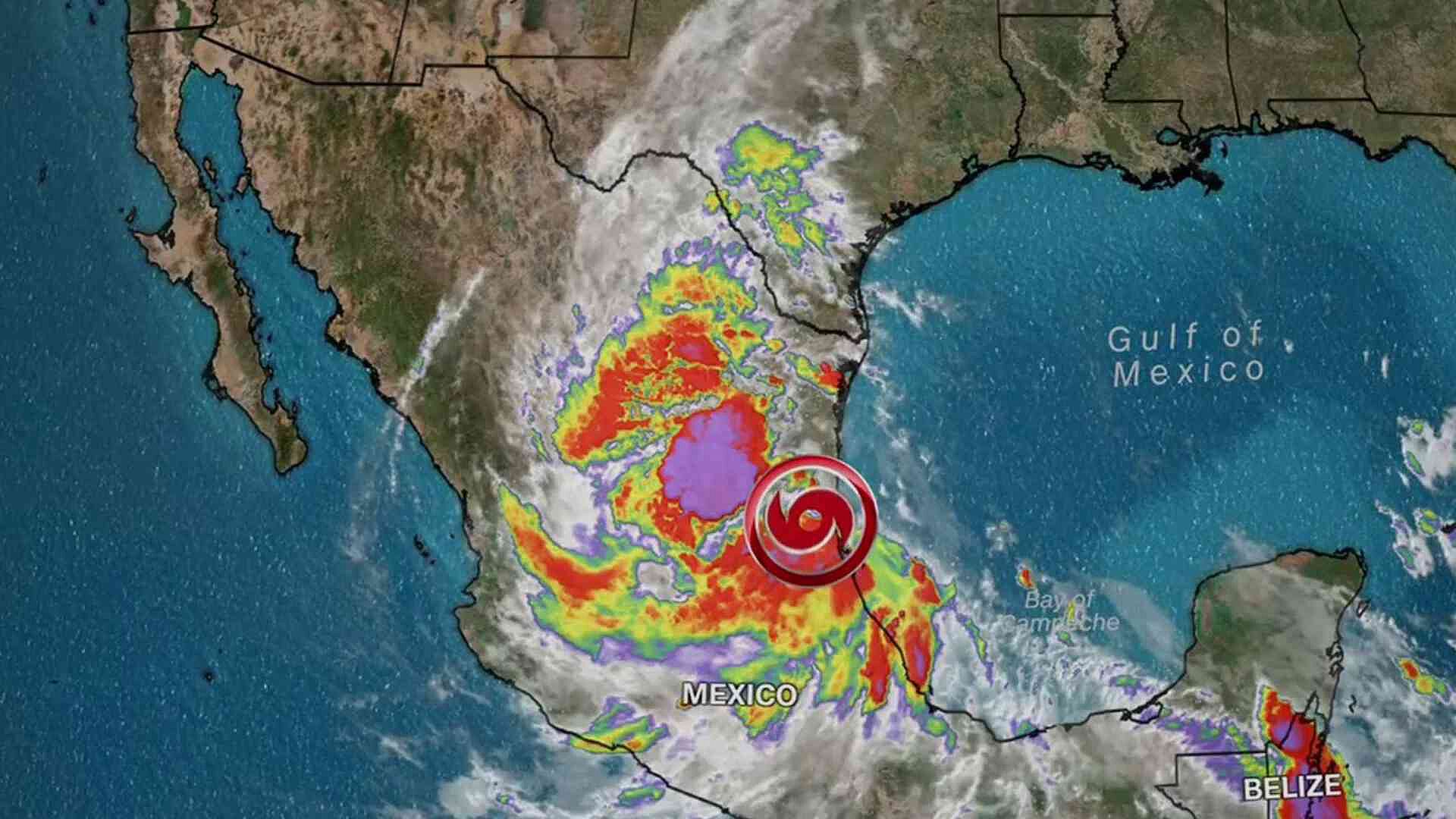 La tormenta tropical Alberto toca tierra con fuertes vientos en el noreste de México
