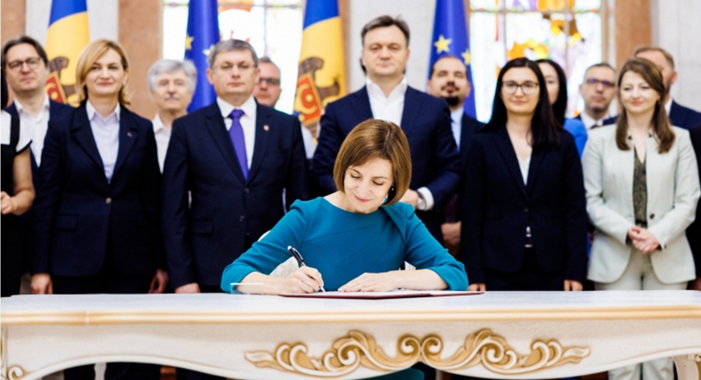 Un decreto presidencial da inicio al diálogo de adhesión de Moldavia a la Unión Europea