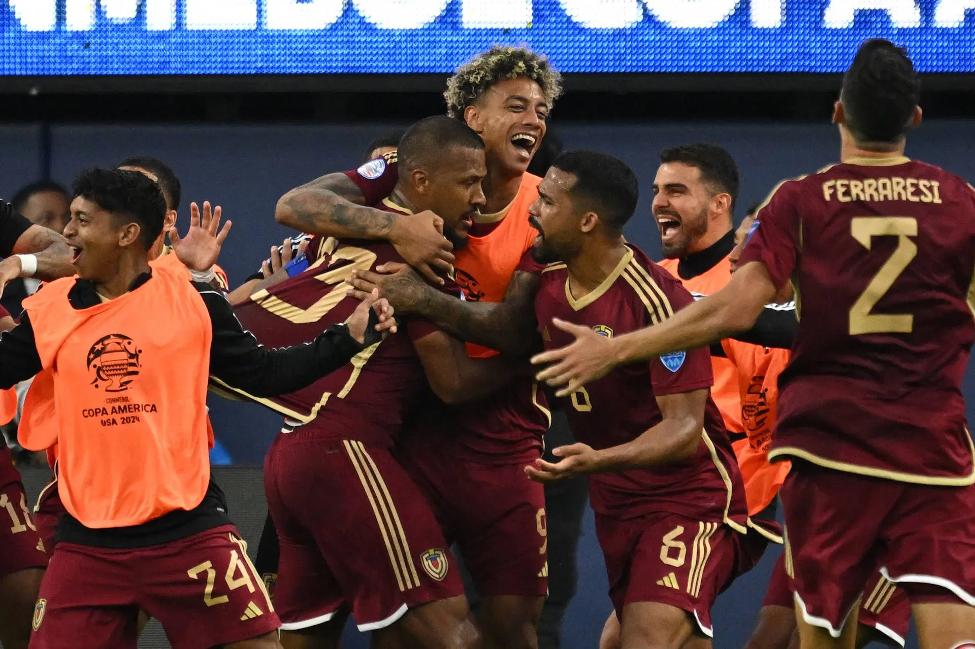 Venezuela vence a México y se clasifica para cuartos de final de la Copa América