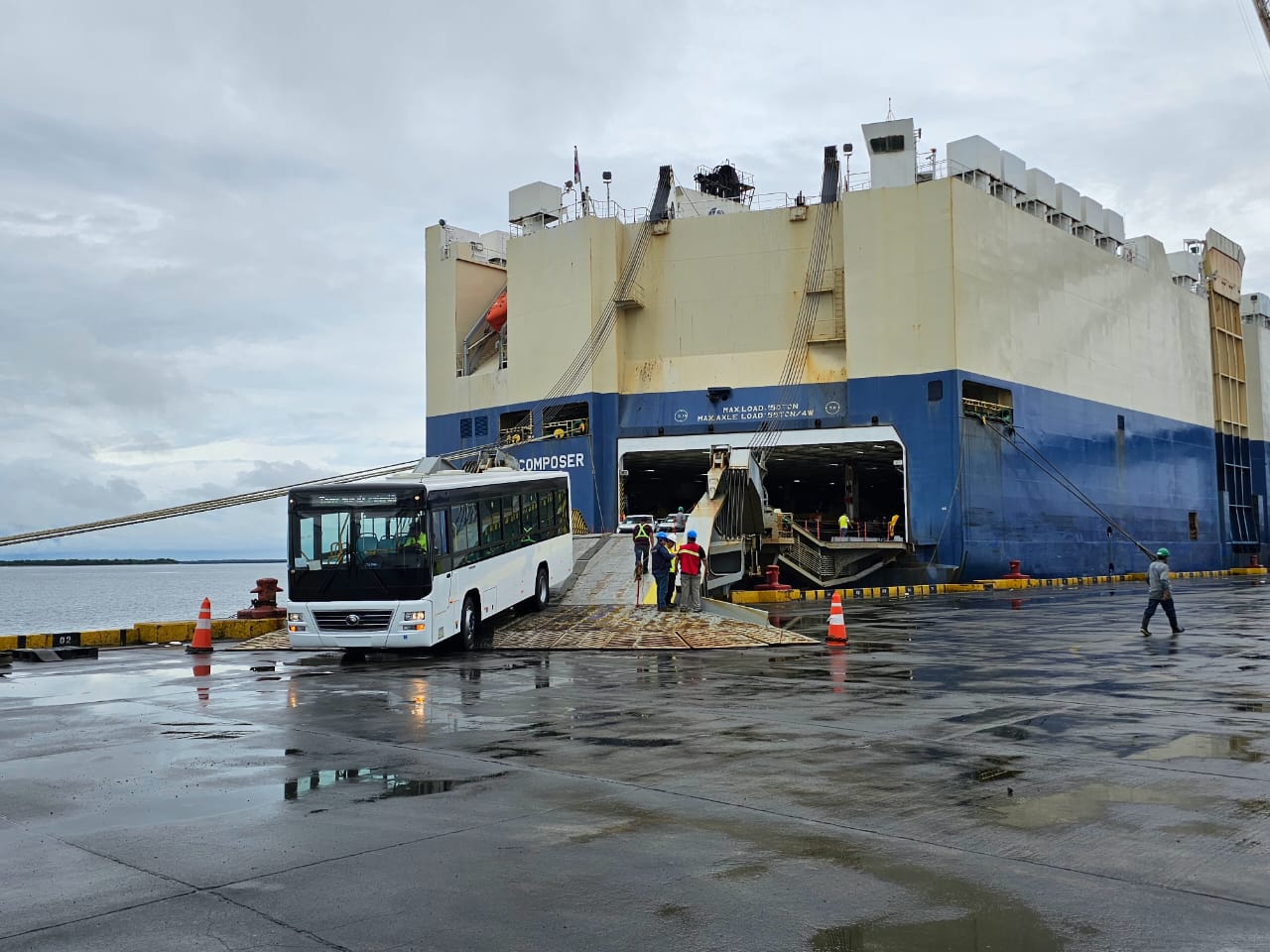 Llegan a Nicaragua otros 250 buses procedentes de la República Popular de China
