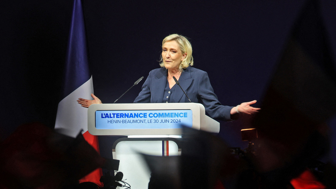 Partido de Le Pen destroza al de Macron en la primera vuelta legislativa