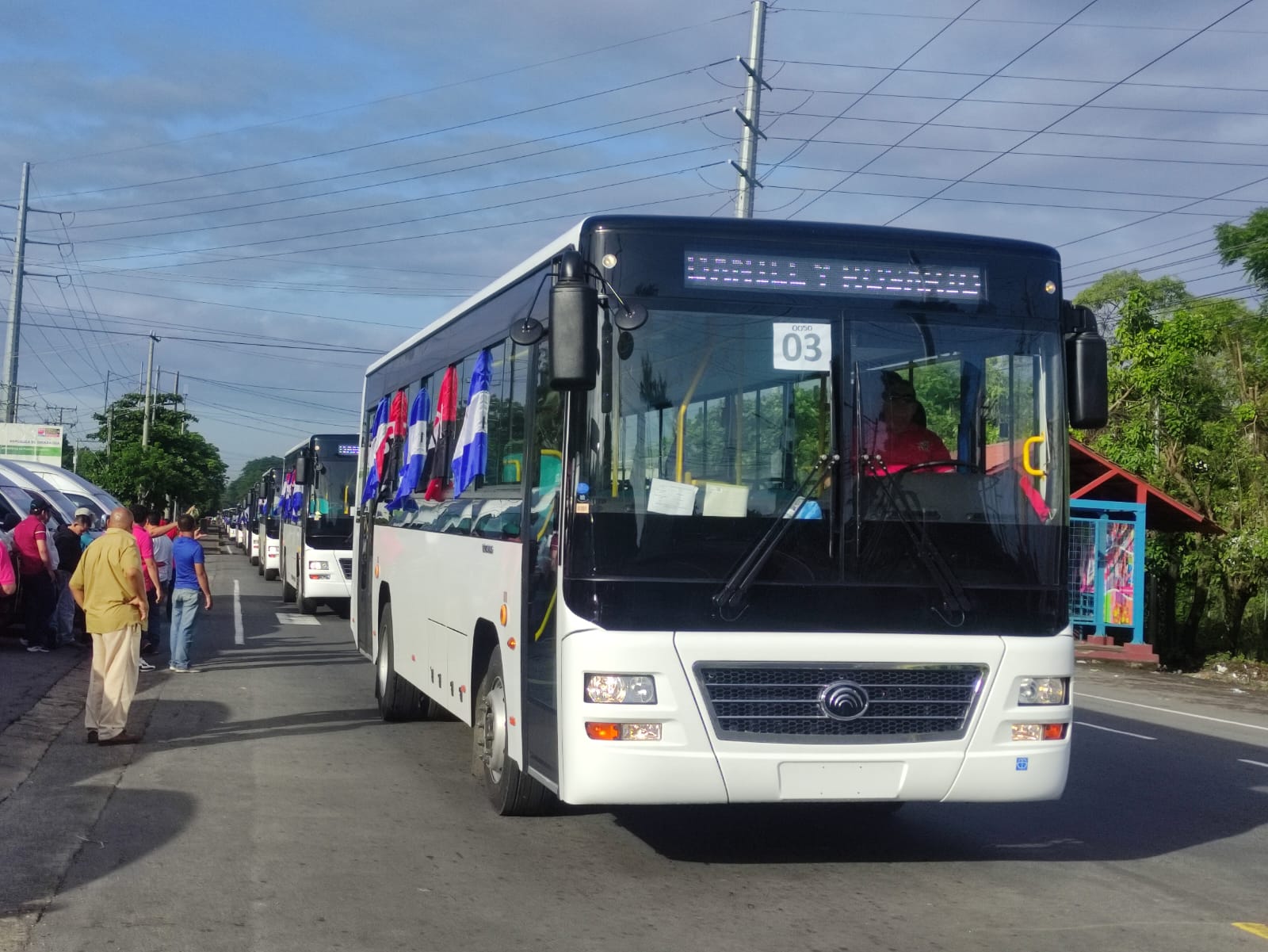 Cooperativas del transporte de Managua recibirán los 250 buses nuevos que llegaron de China