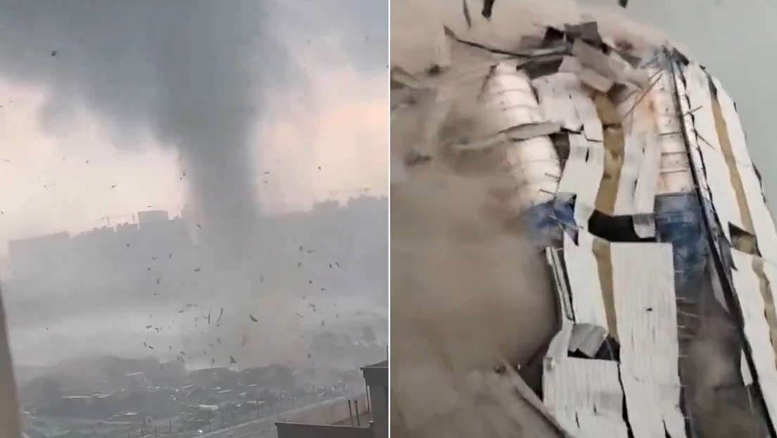 Potente tornado arrasa China y deja un muerto y 79 heridos