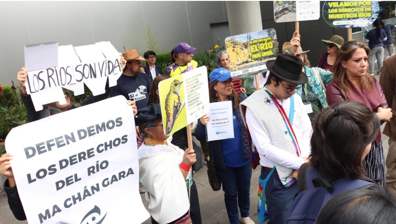 Fallo histórico en Ecuador por vulnerar los derechos de un río