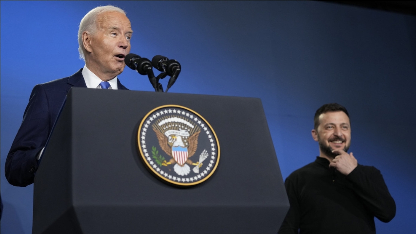 “¡Damas y caballeros, presidente Putin!”: Biden cede la palabra solemnemente a Zelenski y se equivoca