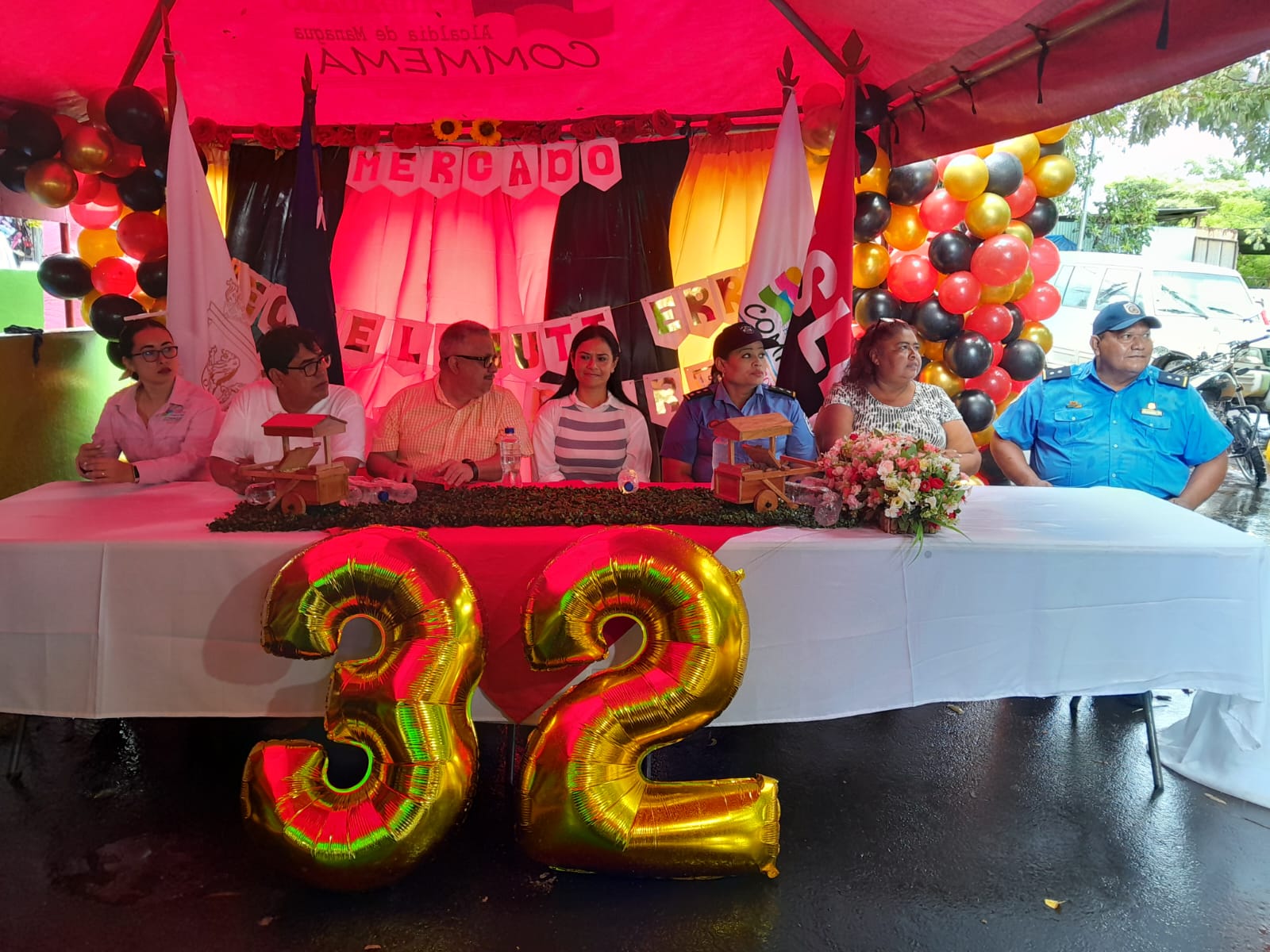 Celebran 32 años de fundación del mercado Candelaria de Managua en mejores condiciones