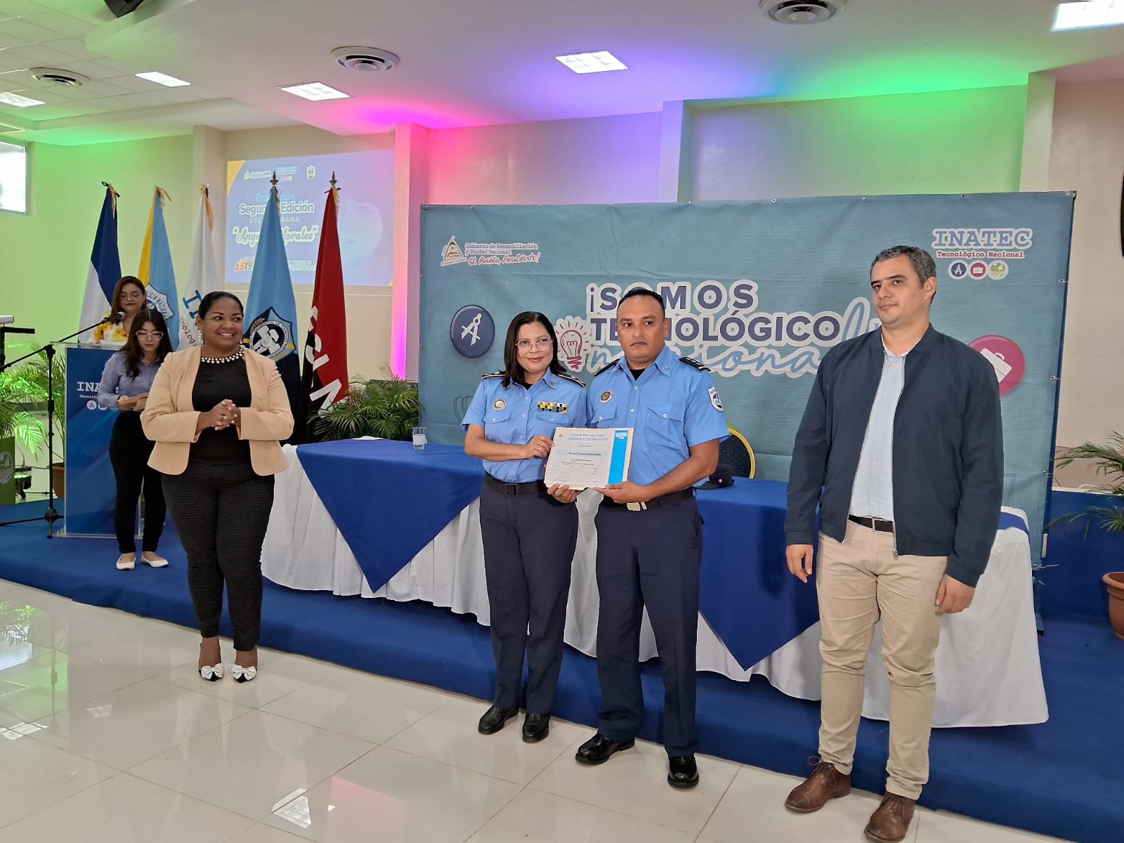 Inatec ha capacitado a 4 mil agentes en la Universidad de Ciencias Policiales