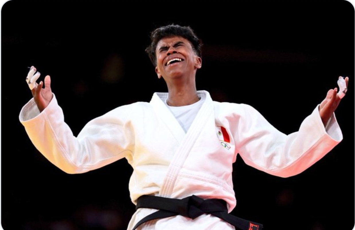 Judoca mexicana Prisca Awiti gana histórica medalla olímpica en París 2024