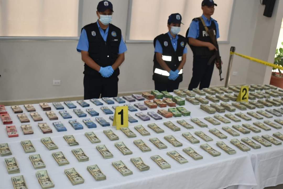 Policía incauta más de 360 mil dólares en 2 operativos realizados en Managua y Rivas