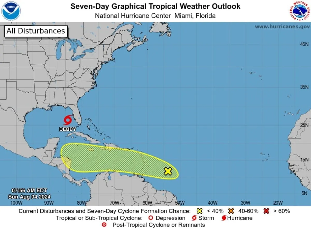 Vigilan onda tropical camino al Caribe por potencial desarrollo ciclónico
