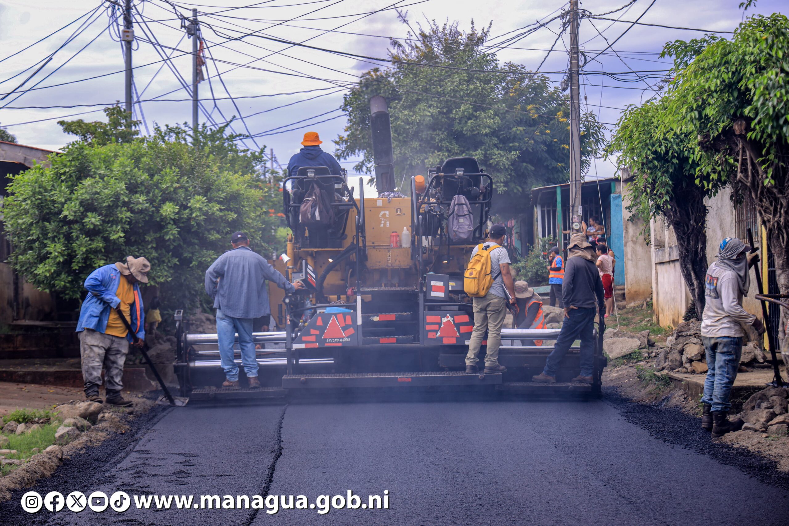 Programa Calles para el Pueblo ha entregado 557 cuadras este año en Managua