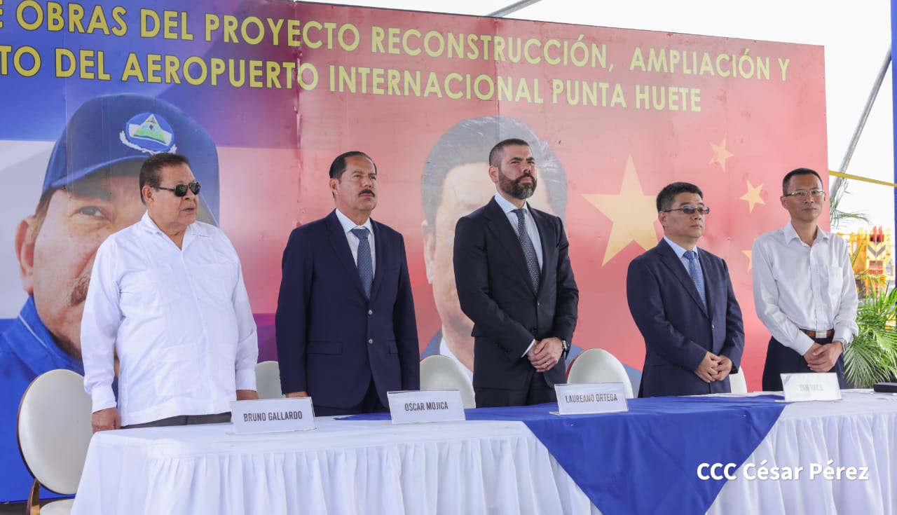 “Nicaragua en camino hacia el desarrollo”: inicia ampliación de Aeropuerto Punta Huete