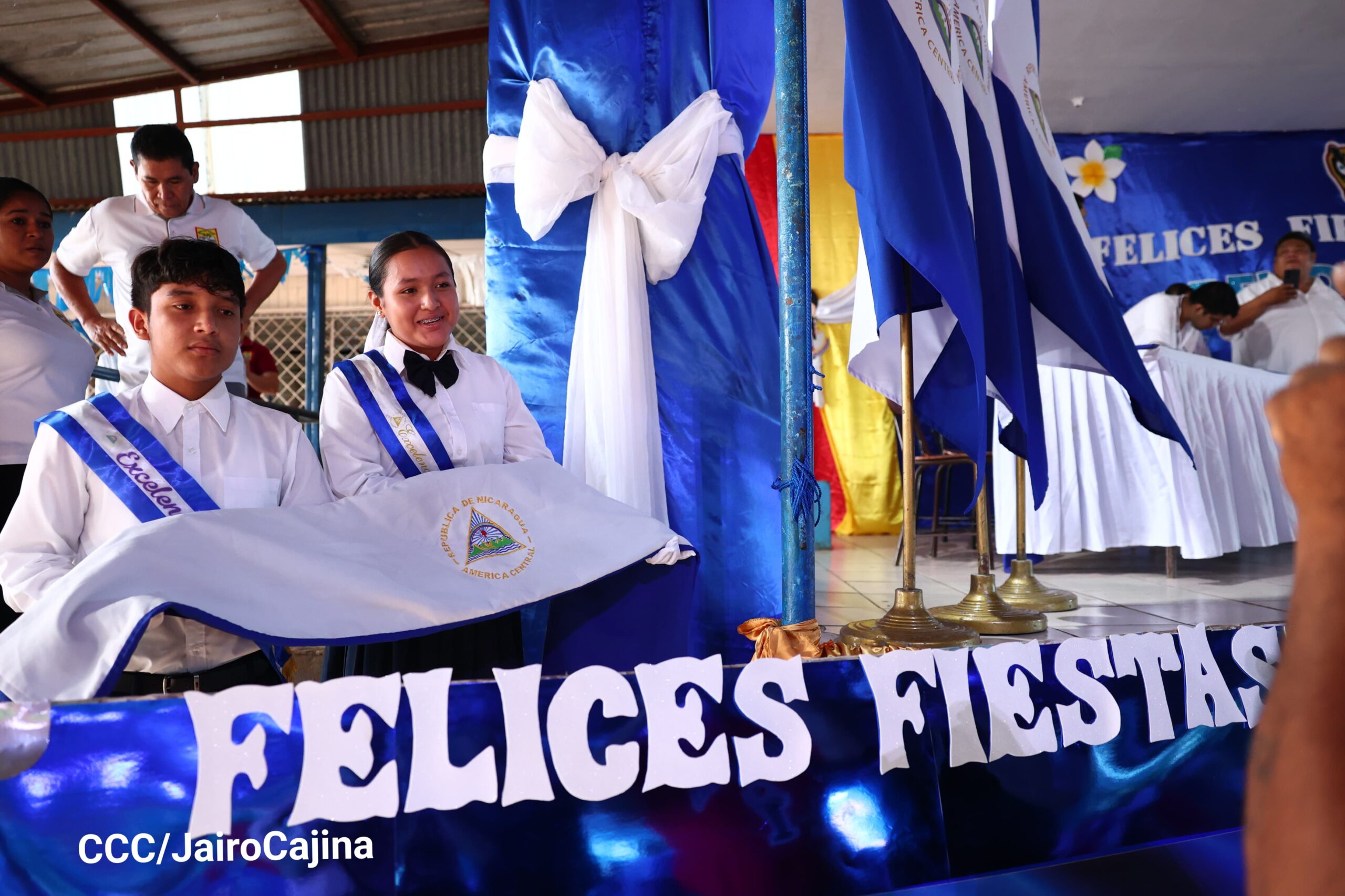 Inicia la celebración de las Fiestas Patrias en las escuelas de Nicaragua
