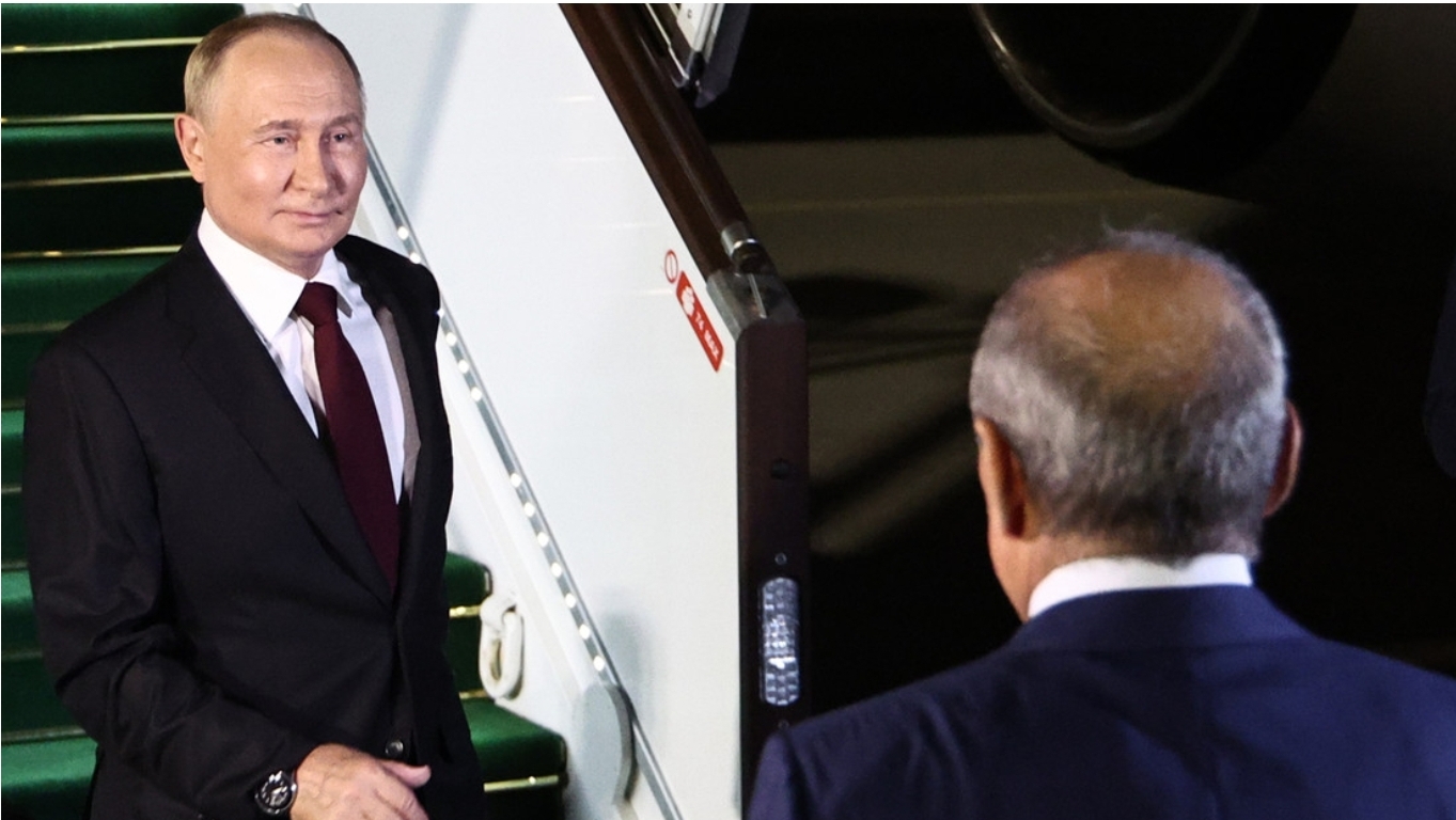 Putin llega a Azerbaiyán en visita oficial