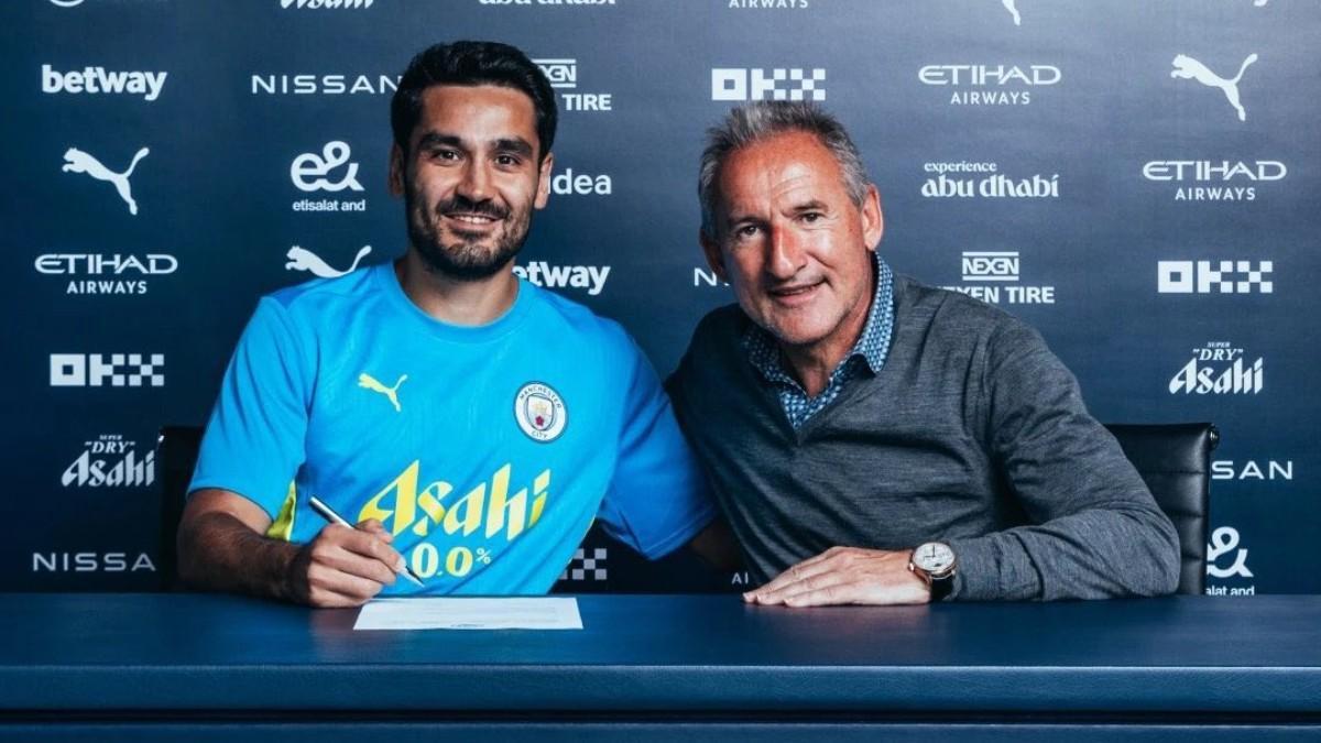 Gündogan regresa al City tras un año con Barcelona
