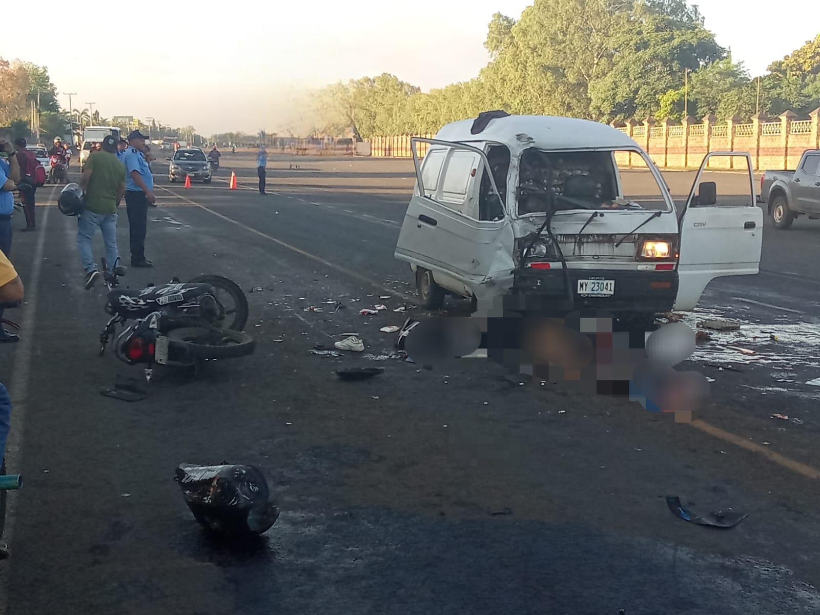 Motociclista muere atropellado por camión distribuidor de huevos en Tipitapa