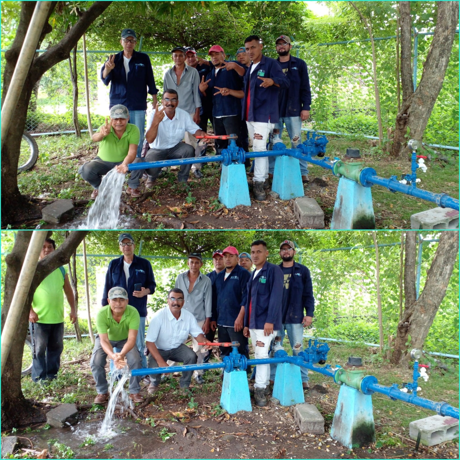Rehabilitan servicio de agua potable en San Lorenzo