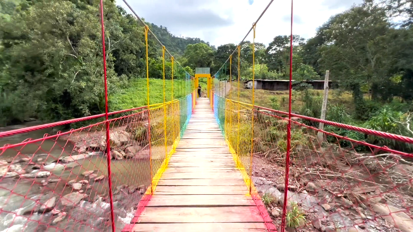 Alcaldía de Jinotega invierte 600 mil córdobas en la construcción de un puente peatonal
