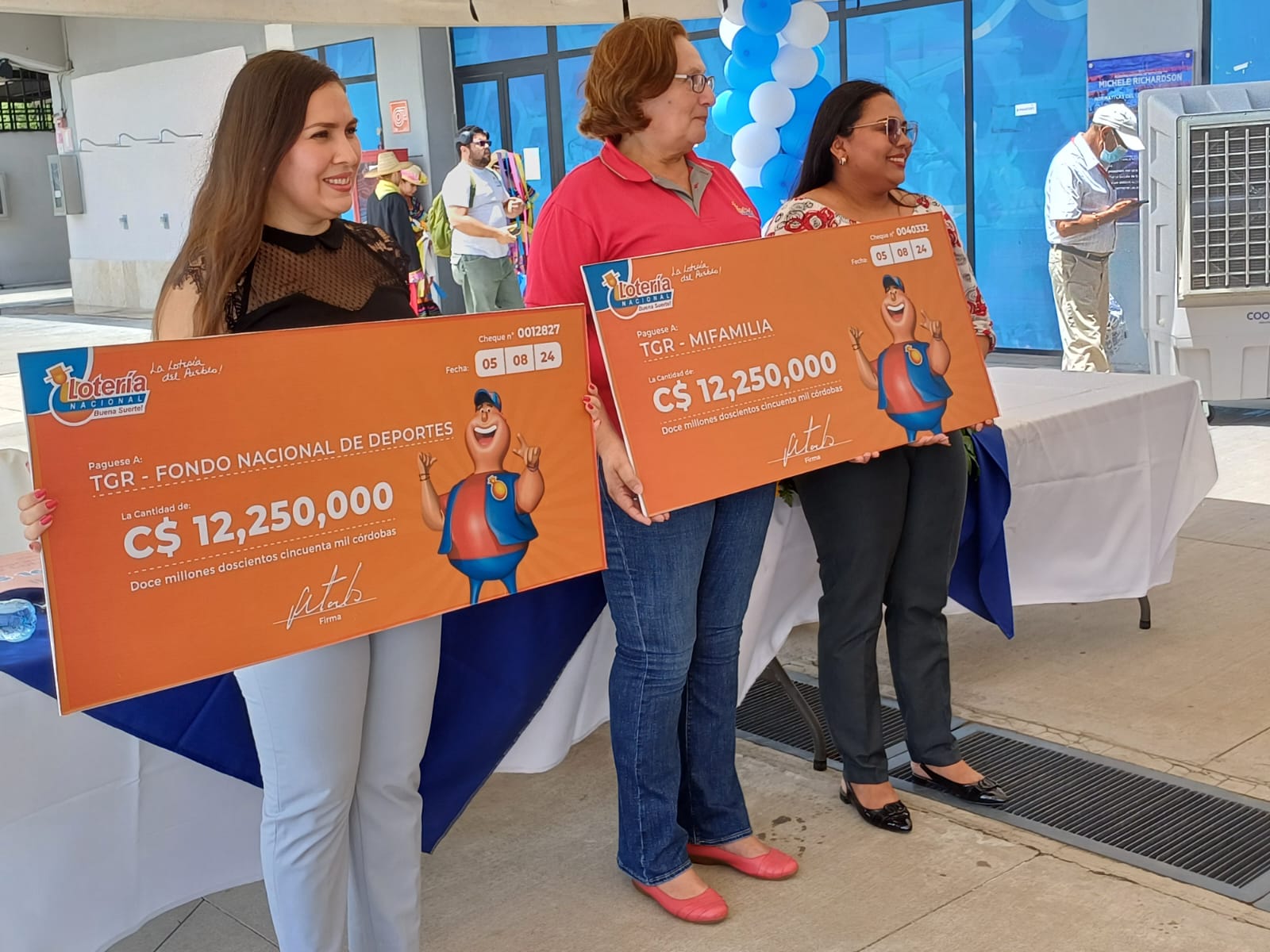 Lotería Nacional completa entrega de C$196 millones al MIFAM y al IND en 2024
