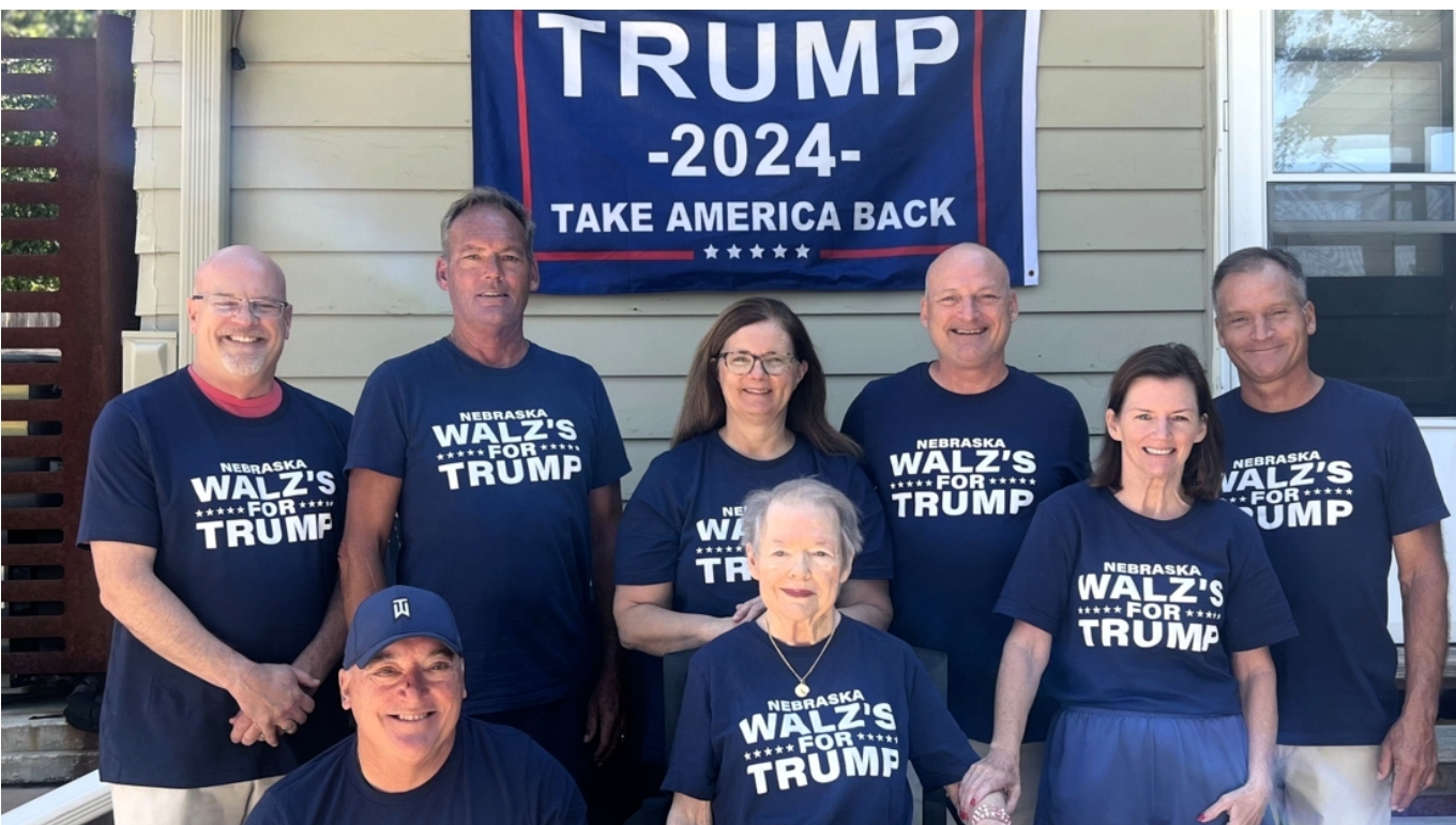 “100 % en contra de toda su ideología”: familia del número 2 de Kamala Harris apoya a Trump