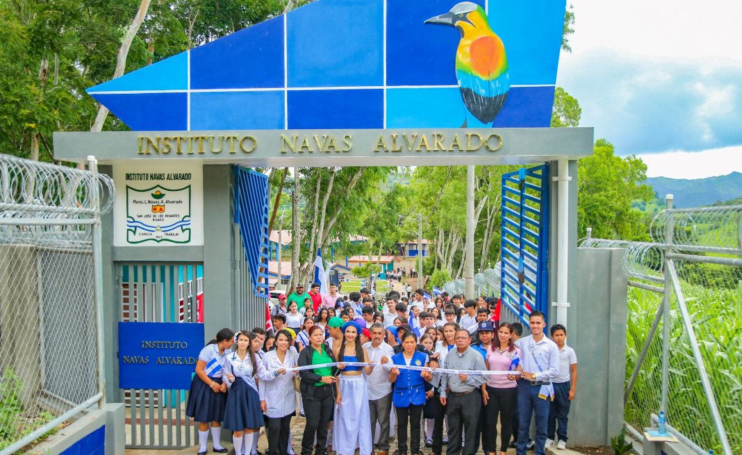 Inauguran obras de rehabilitación del Instituto Navas Alvarado de Boaco
