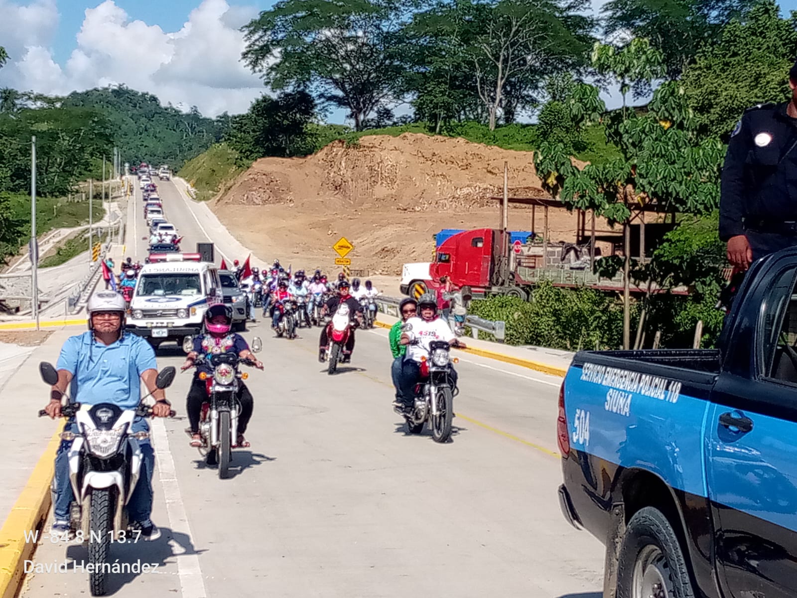 Inauguran nuevo tramo de la carretera Siuna-Rosita y se completan 352 km construidos en el Caribe Norte
