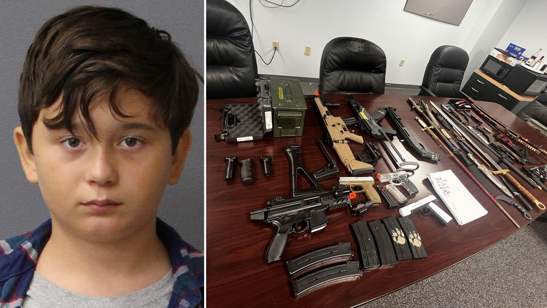Incautan un arsenal a un niño de 11 años que planeaba un tiroteo masivo en escuelas de EEUU