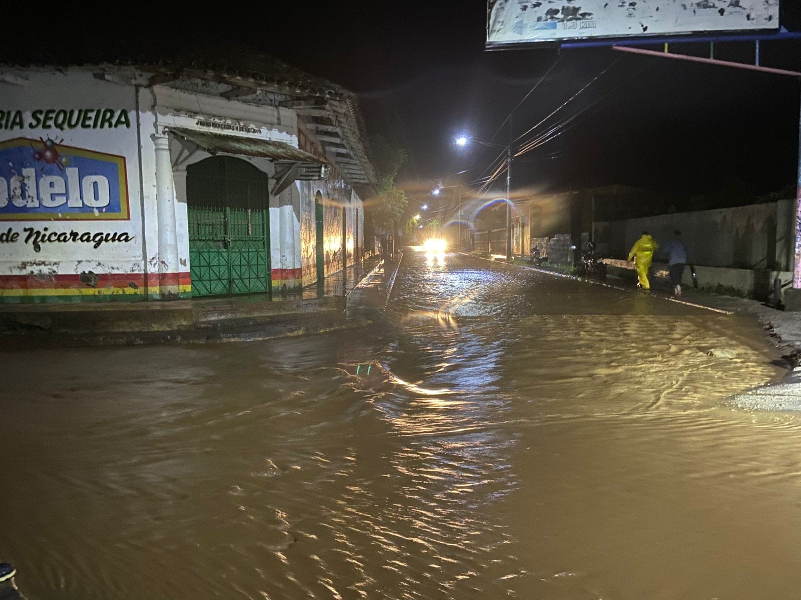 Registran afectaciones en varios municipios de Nicaragua tras fuertes lluvias
