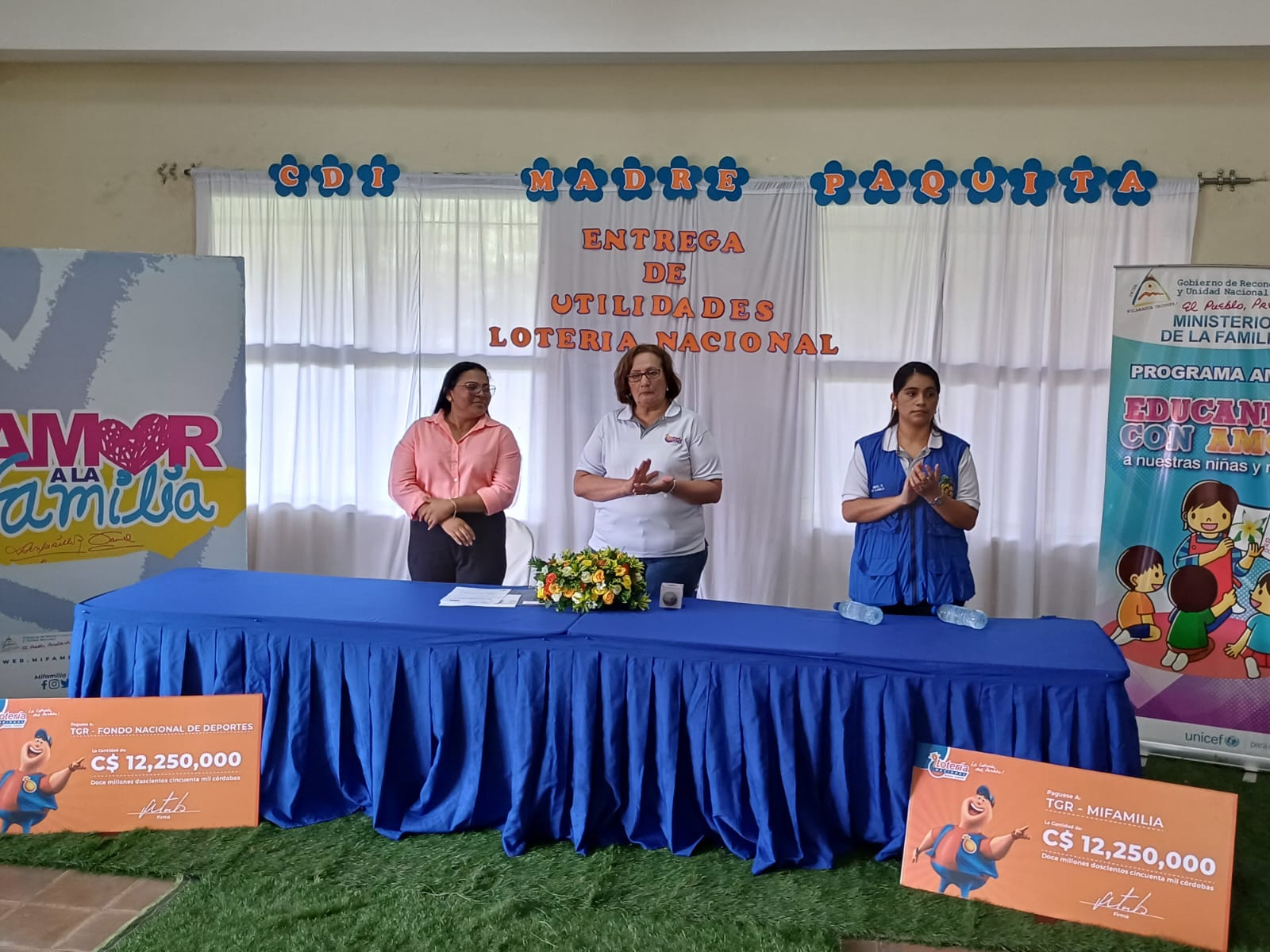 Lotería Nacional entrega C$24.5 millones para más programas sociales y deportivos