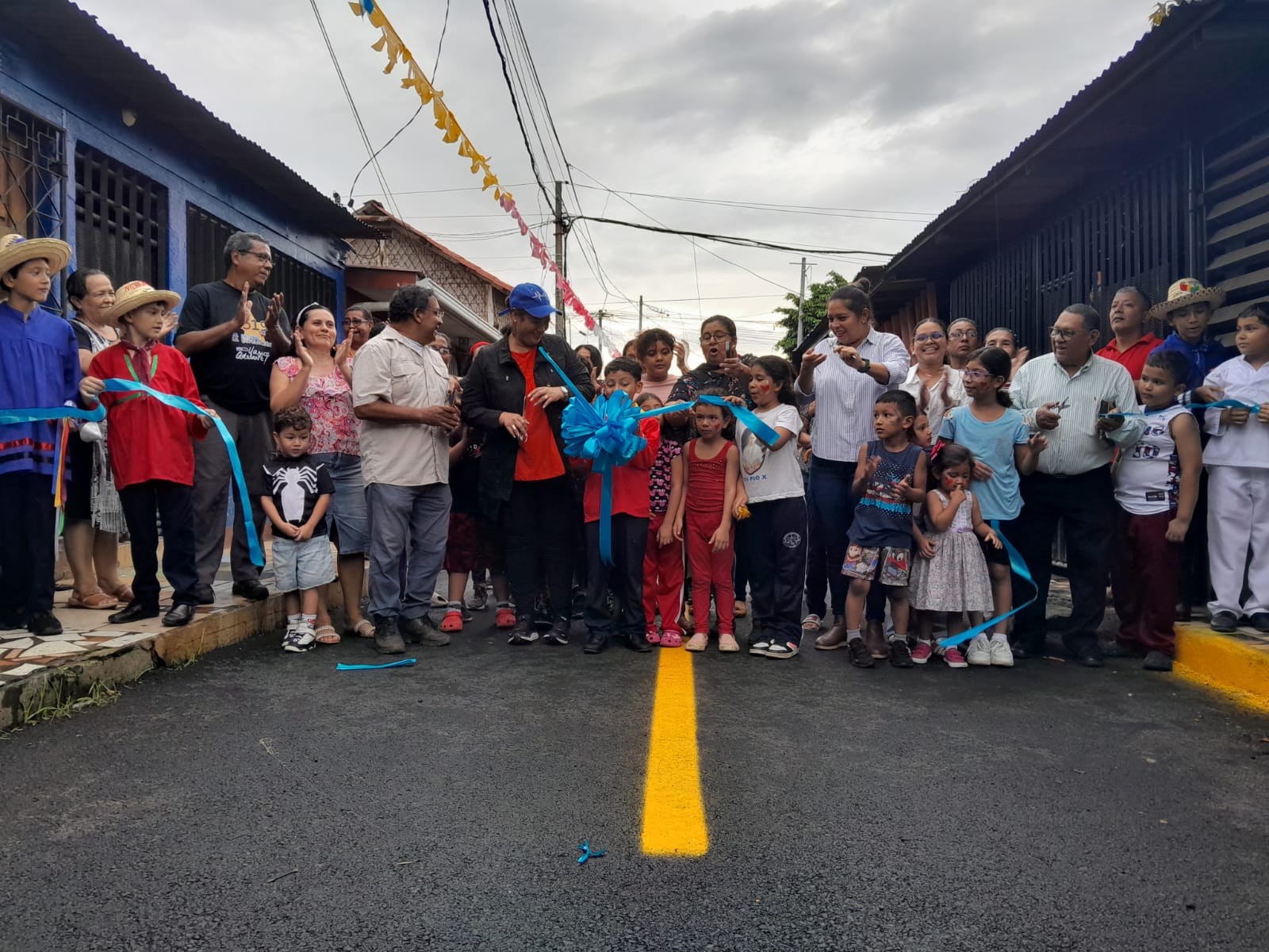 Más familias del Distrito IV de Managua son beneficiadas con Calles para el Pueblo