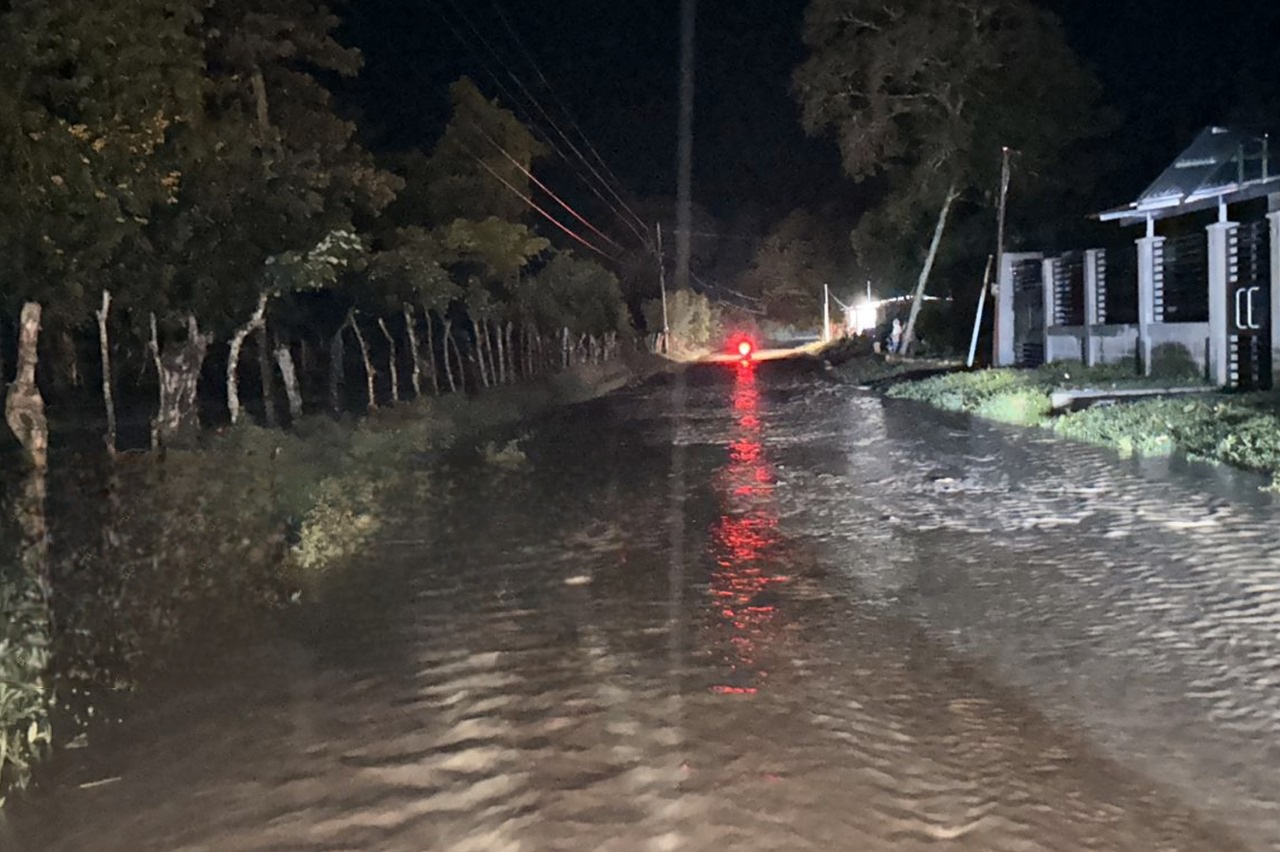 Lluvias ocasionaron afectaciones en Santo Domingo y en Jalapa