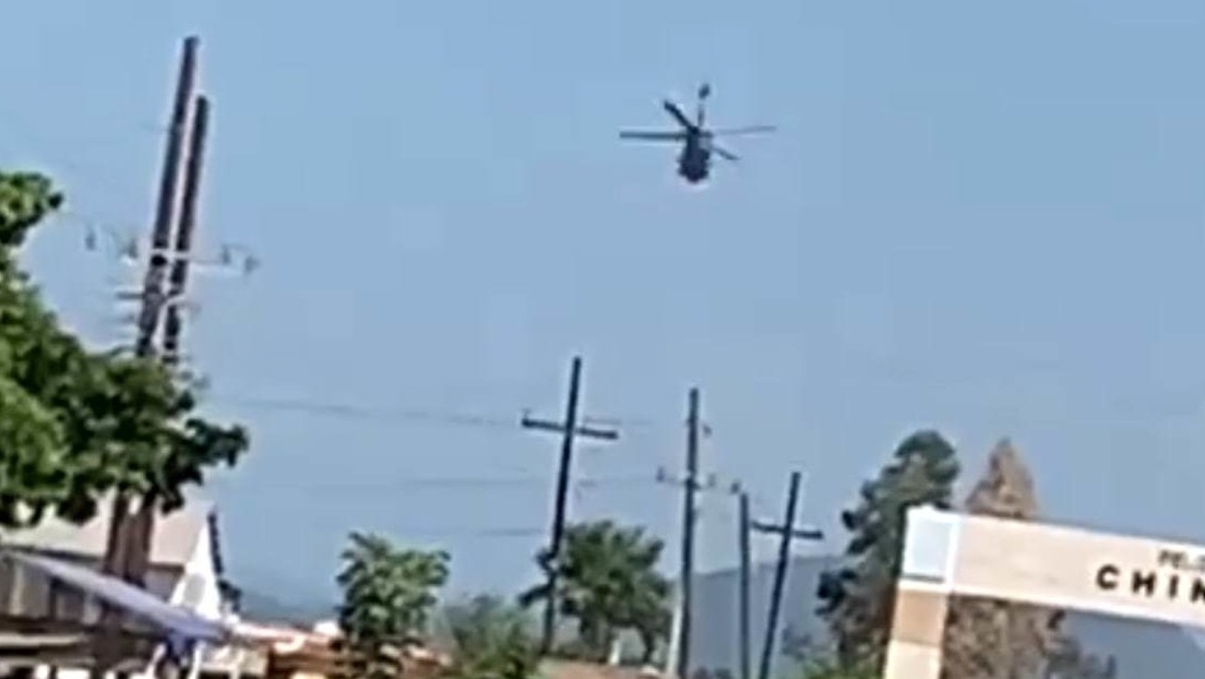 Helicópteros militares abren fuego contra criminales en Sinaloa 