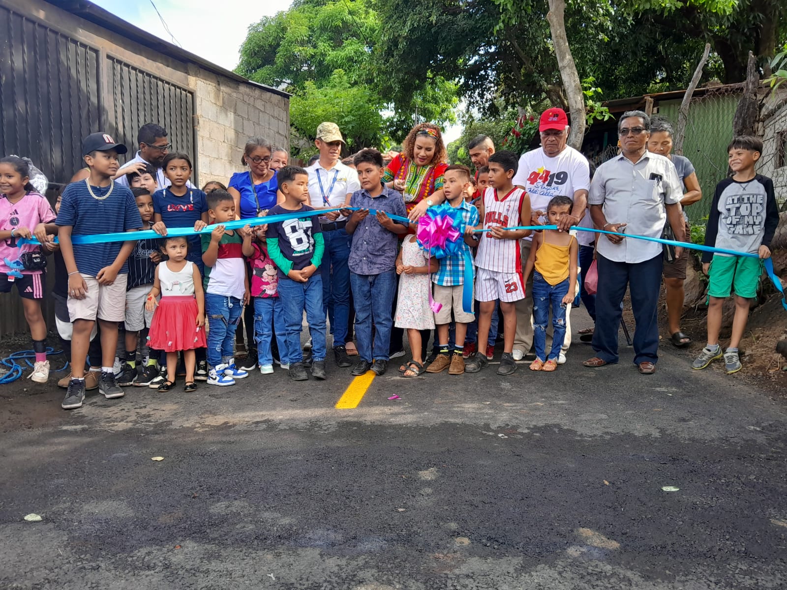 Más de tres mil habitantes del Distrito III de Managua disfrutan de nuevas calles