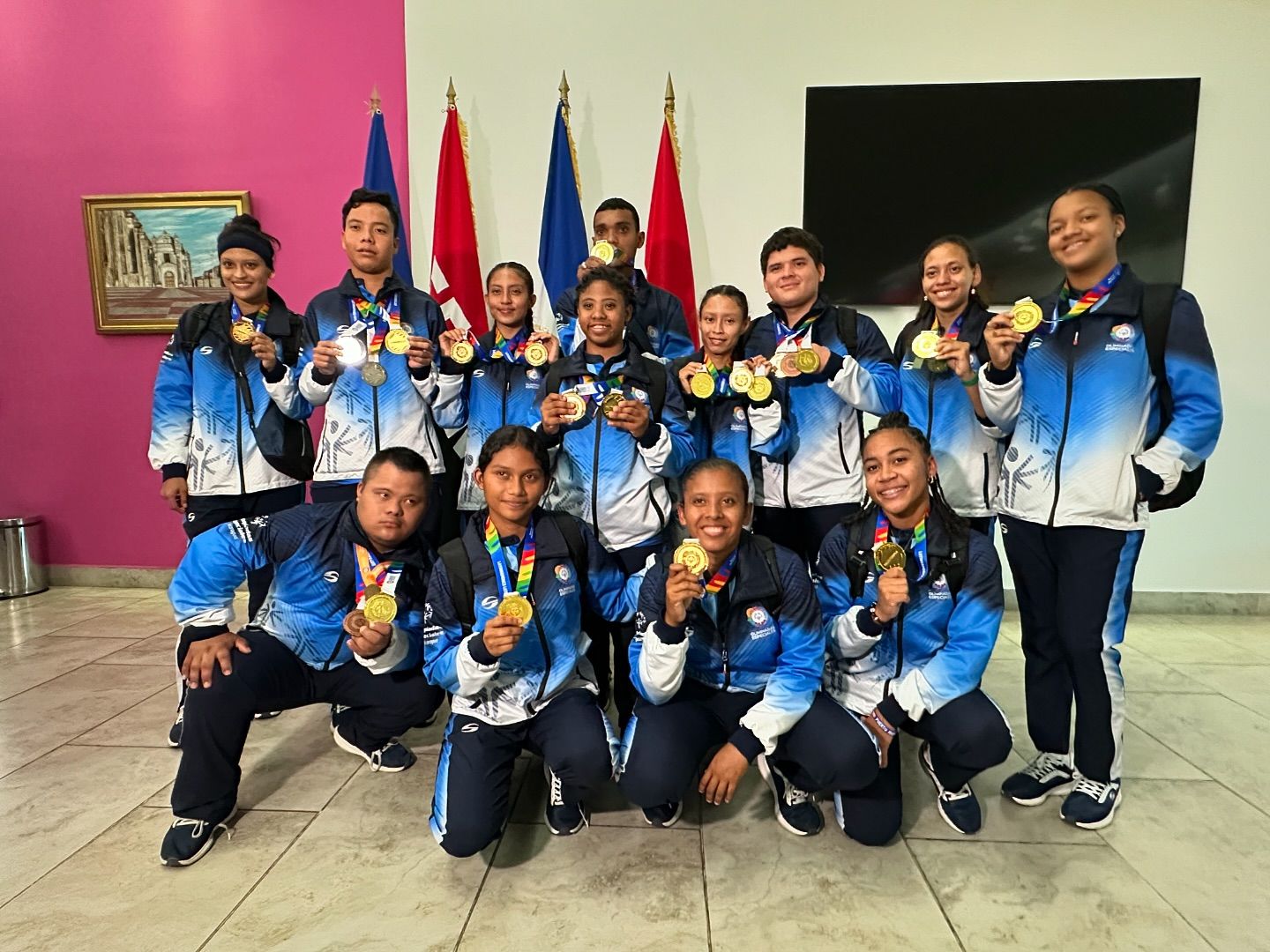 Nicaragua recibe a los atletas participantes en los Juegos Latinoamericanos de las Olimpiadas Especiales