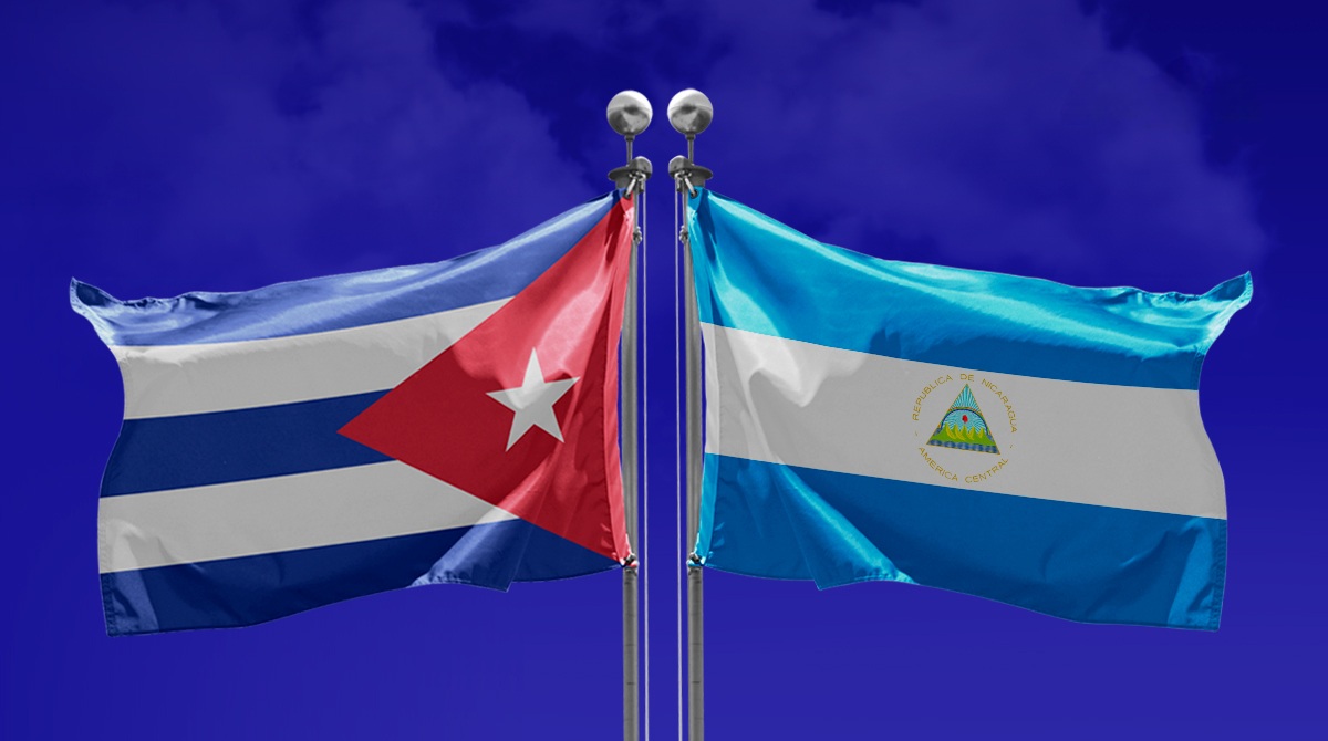 En solidaridad siempre con Cuba contra ilegal y criminal bloqueo