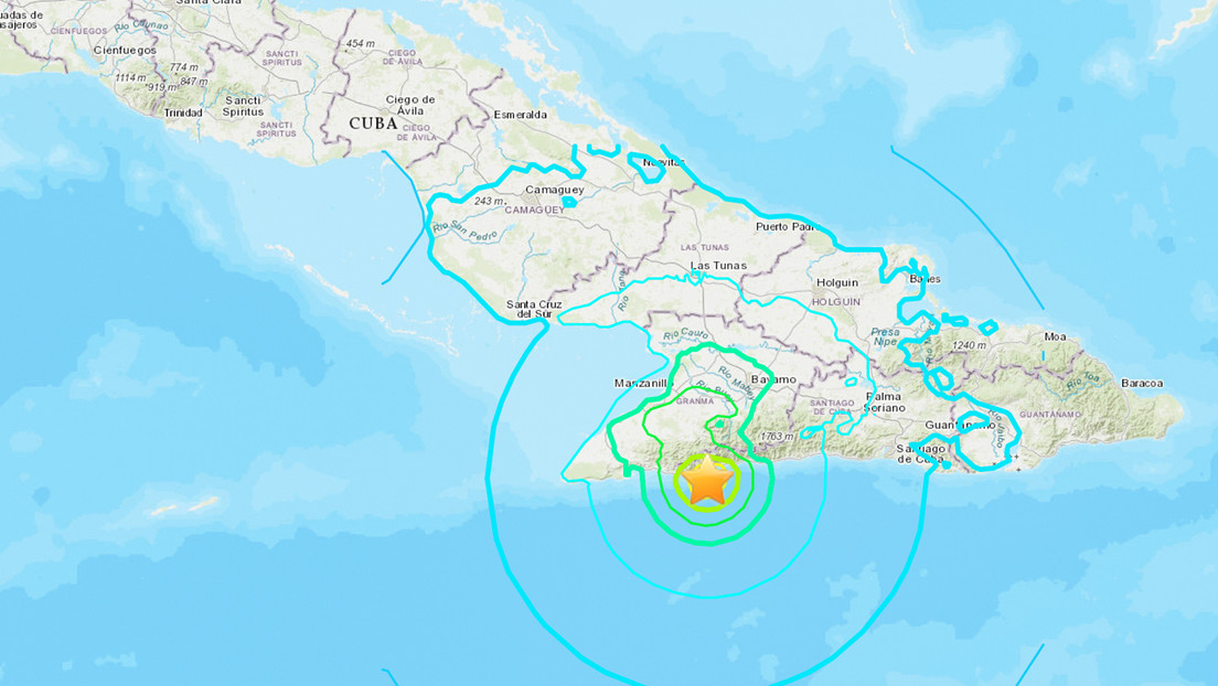Sismo de magnitud 5,9 sacude la costa este de Cuba