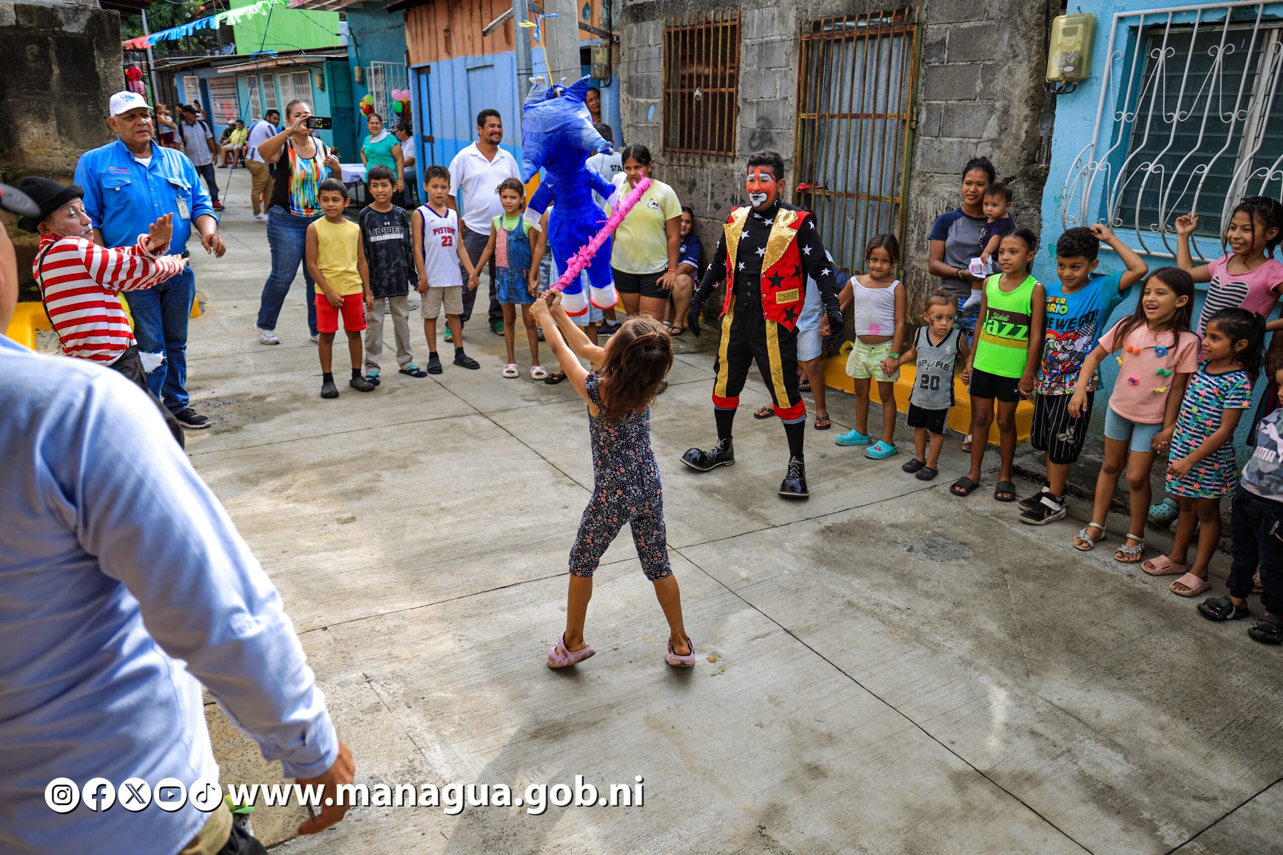 Alcaldía de Managua mejora el 99% de calles en barrio Benedicto Valverde