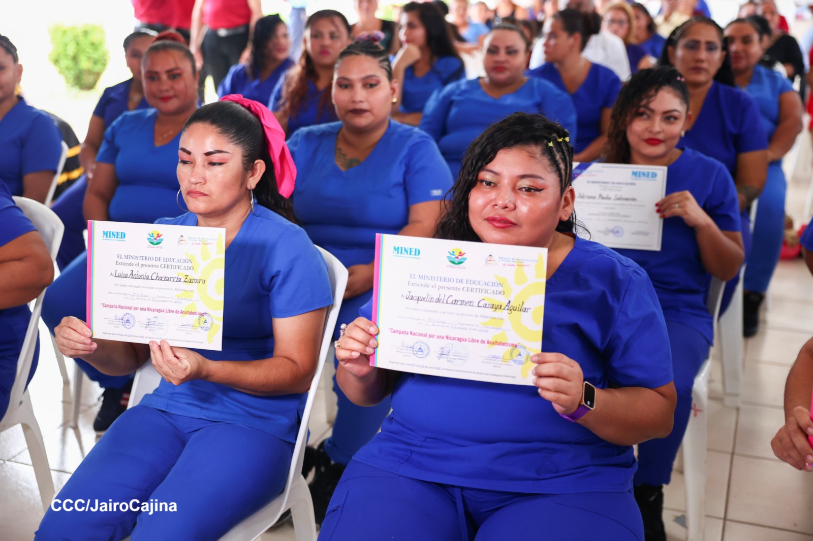 Más de 800 privados de libertad se gradúan de primaria en Nicaragua