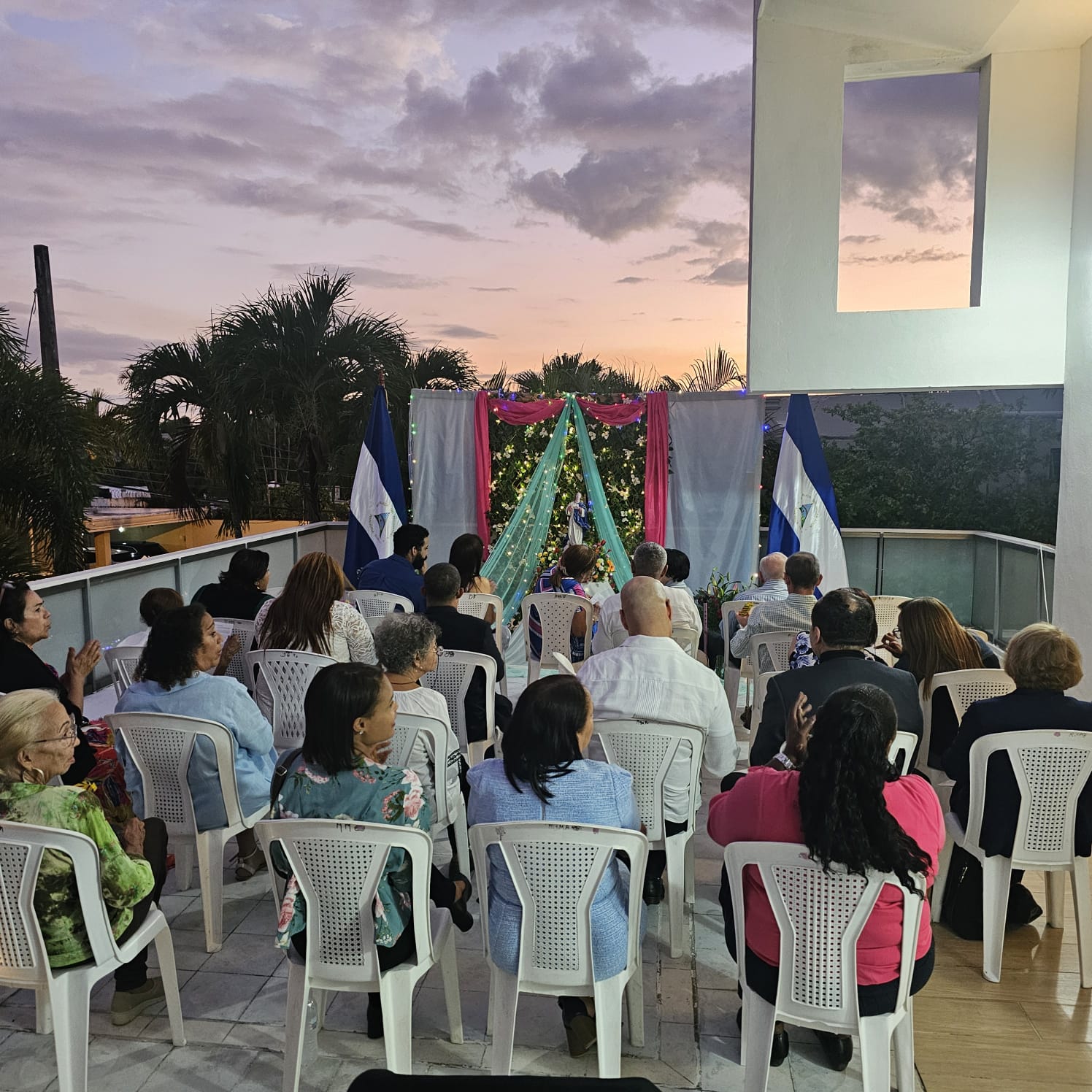Nicaragüenses celebran la Purísima en Rep. Dominicana, Suiza y Francia
