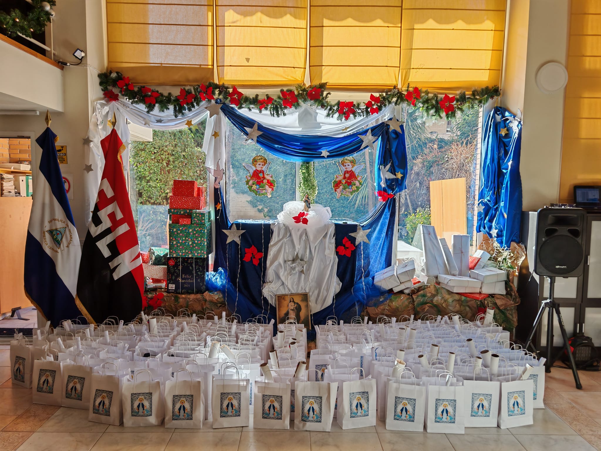 Embajada de Nicaragua en Madrid celebra la Purísima