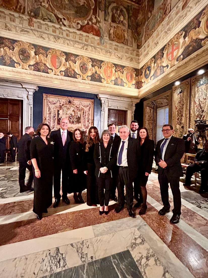 Diplomacia de Nicaragua en Italia participa en ceremonia de Fin de Año