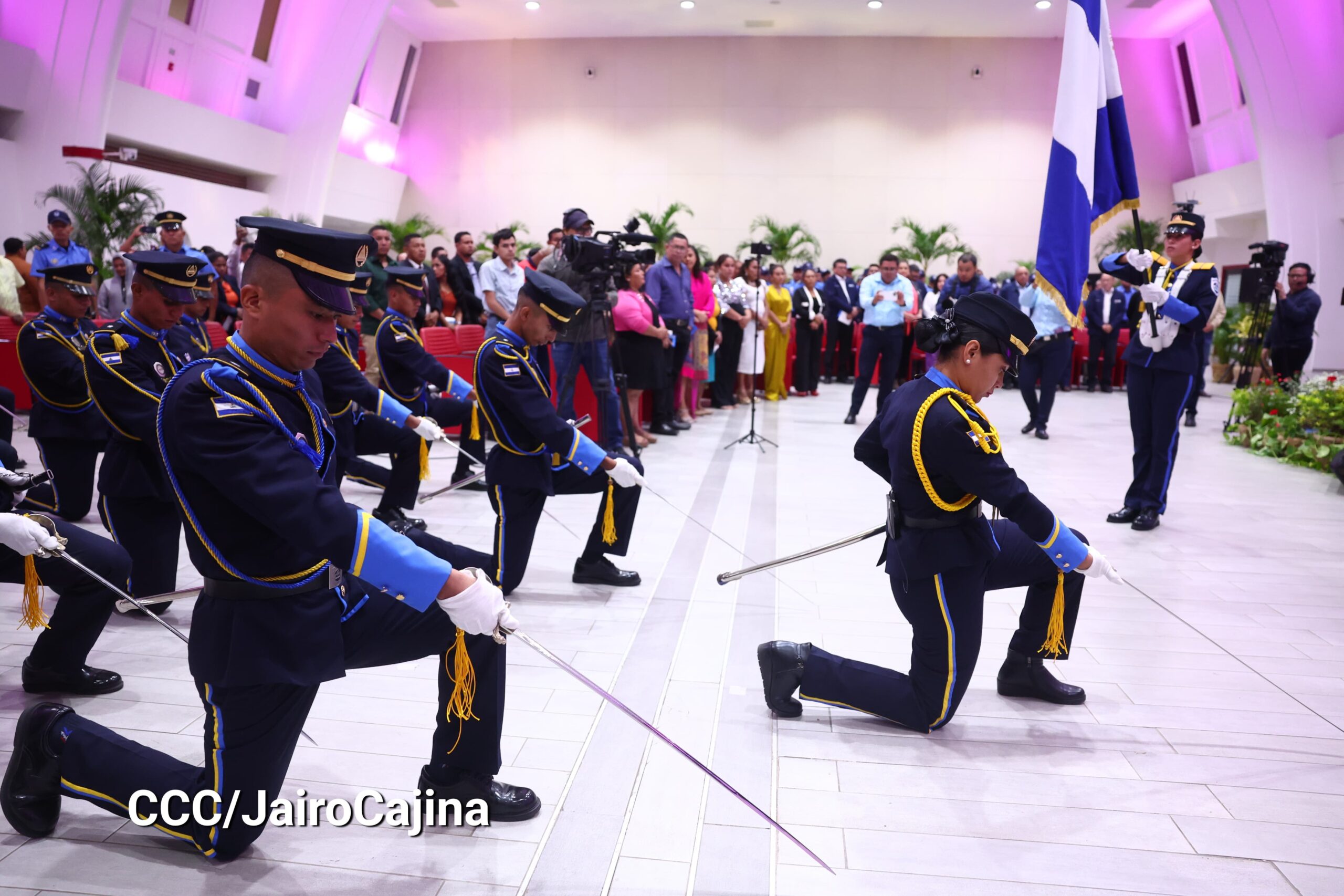 Nuevos oficiales de la Policía Nacional comprometidos con los principios y valores sandinistas