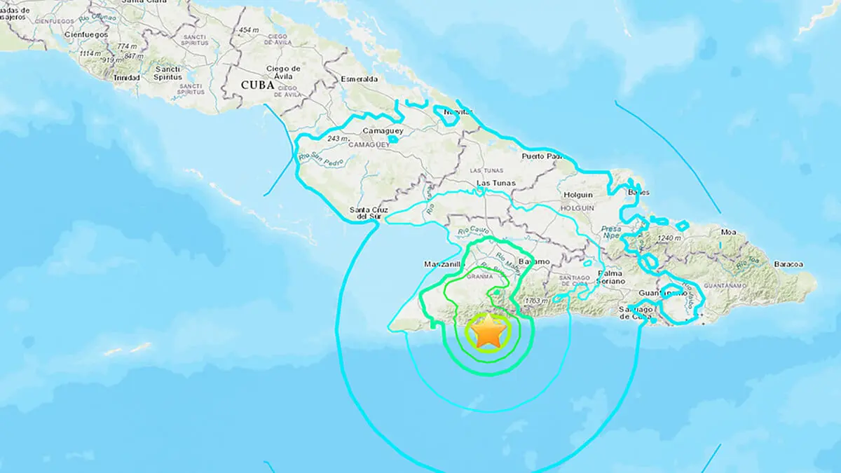 Terremoto de 6.1 grados sacude provincias de Cuba