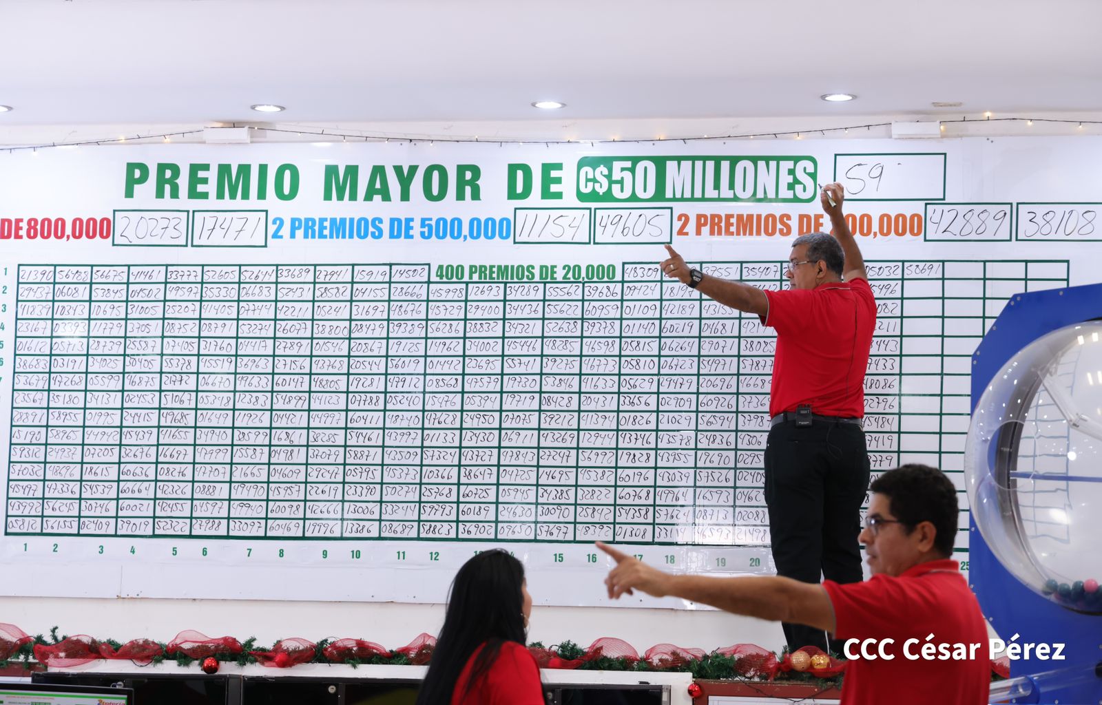 Jinotega se queda con el Gordo Navideño 2024
