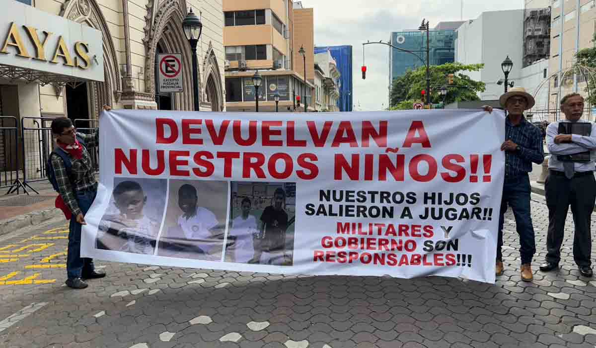 ONU exige medidas inmediatas a Ecuador para localizar a 4 menores desaparecidos