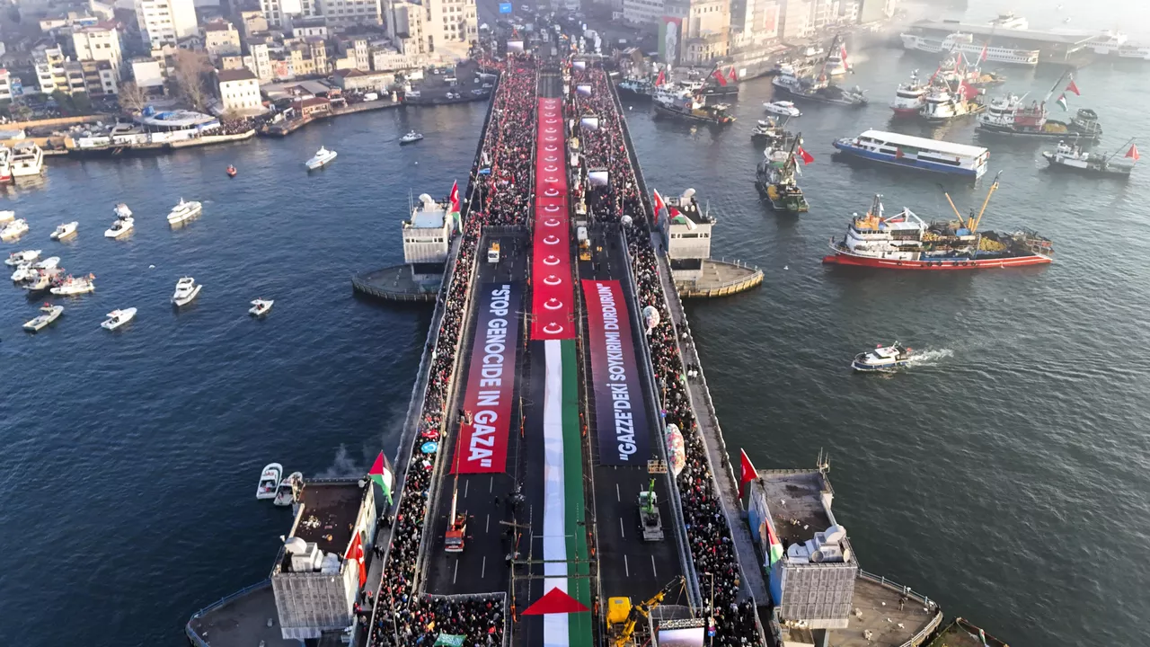 Más de 400.000 personas se concentran en Estambul para condenar el conflicto en Gaza 
