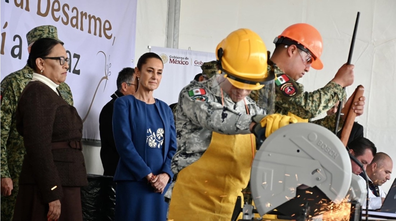 Sheinbaum pone en marcha un programa de desarme voluntario en México: ¿en qué consiste?