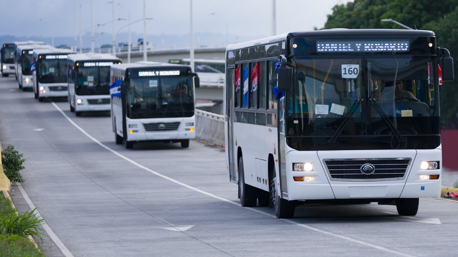 Nicaragüenses recibirán 2 mil nuevos buses chinos en la próxima semana